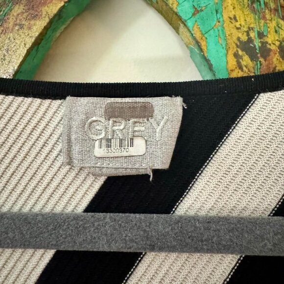 Grey by Jason Wu Oversize Black & White Stripe Sweater – Size Large - Picture 3 of 6